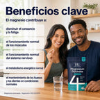 Funciones del magnesio: cansancio y fatiga, músculos, sistema nervioso, metabolismo energético, huesos y dientes