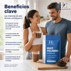 Las vitaminas del multicolágeno HIMAGOLD contribuyen a la piel, el cabello, el sistema inmunitario, el cansancio y los huesos