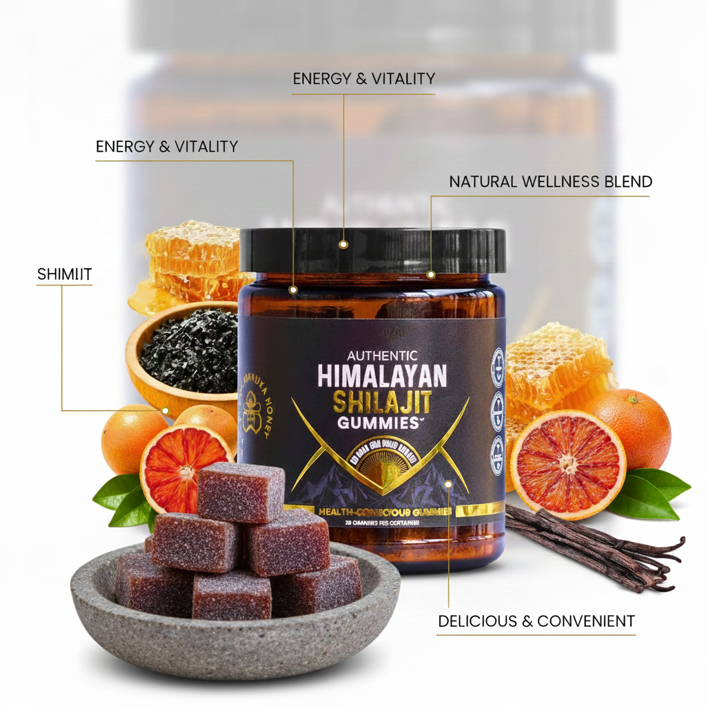 HimaGold™ Shilajit Gummies   Energía y Vitalidad Natural